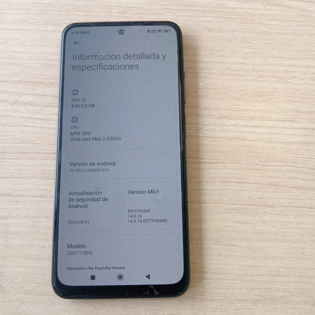 CELULAR XIAOMI POCO M5S 2207117BPG 256 GB 8 GB RAM (SEMINUEVO)