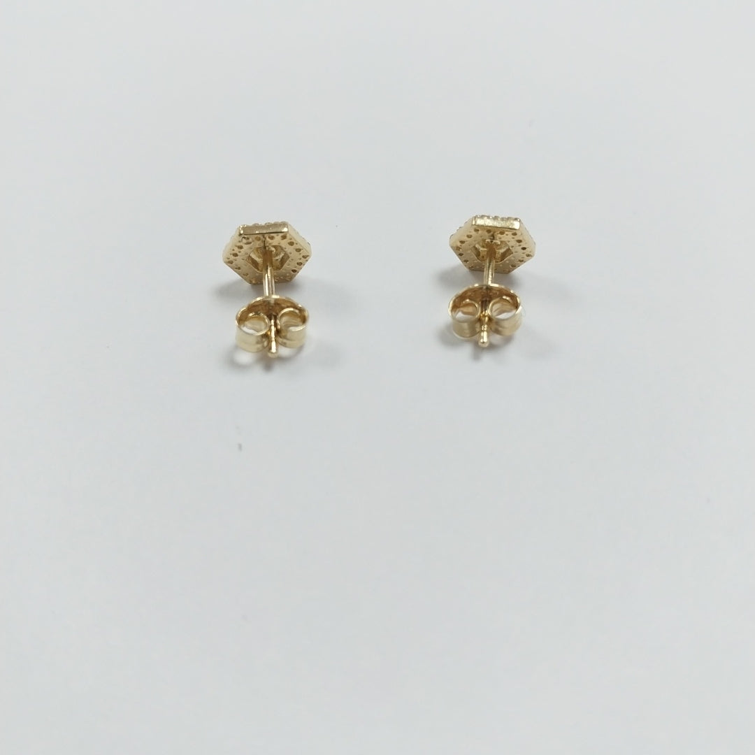 BROQUELES ORO 14K 1.5 (NUEVO)