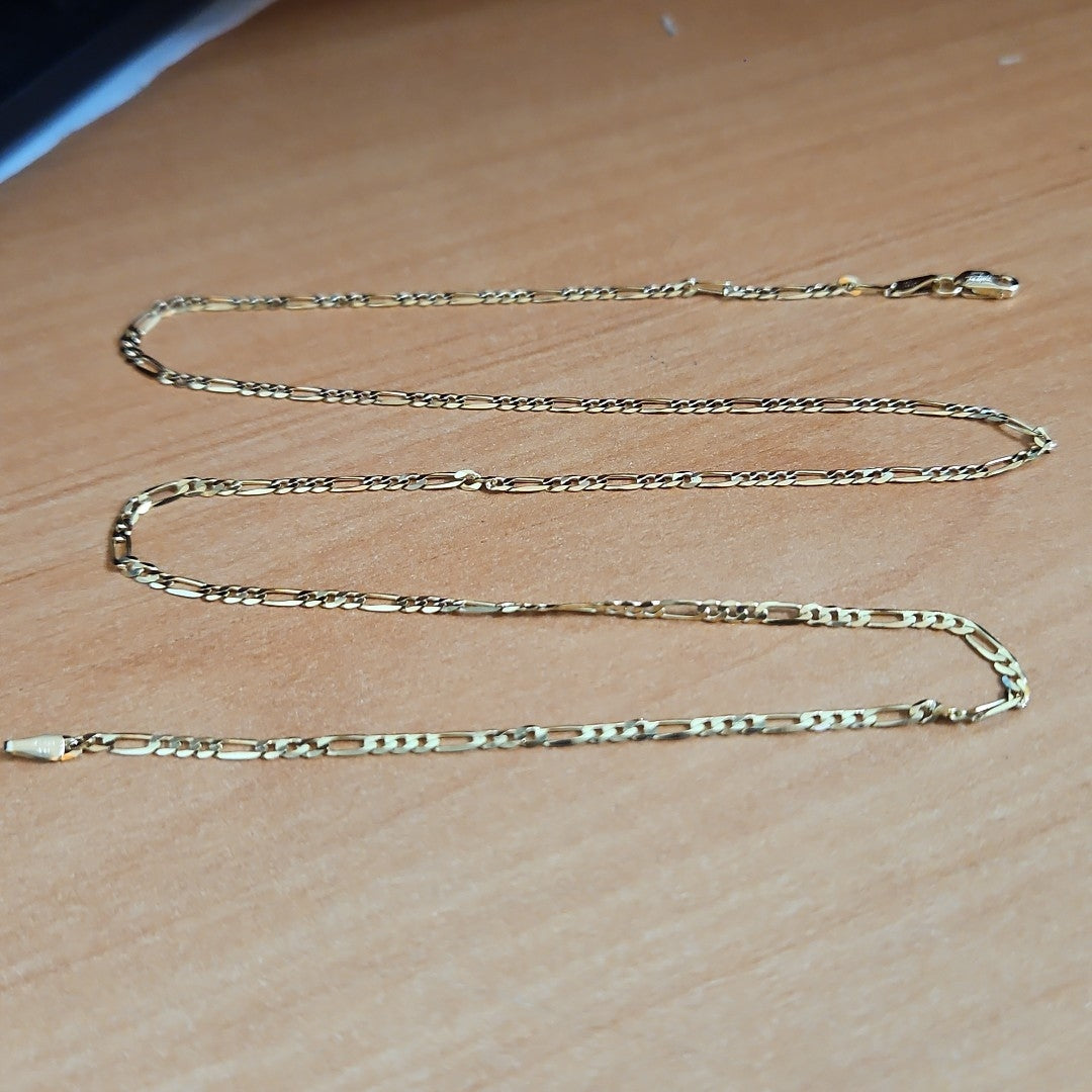 CADENAS CARTIER 3*1 AMARILLA ORO 14K 5 (NUEVO)