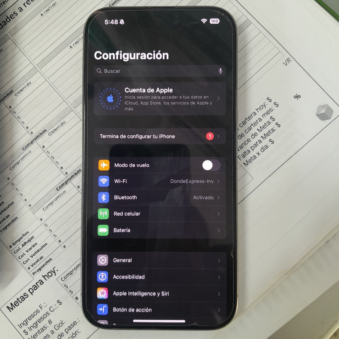 CELULAR APPLE IPHONE 15 PRO A3101 128 GB 8 GB RAM (SEMINUEVO)