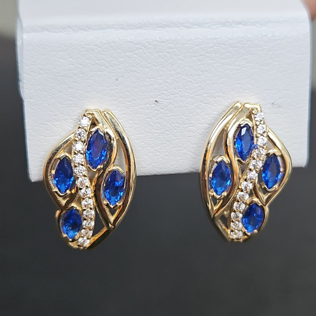 BROQUELES ORO 14K 3.7 (NUEVO)