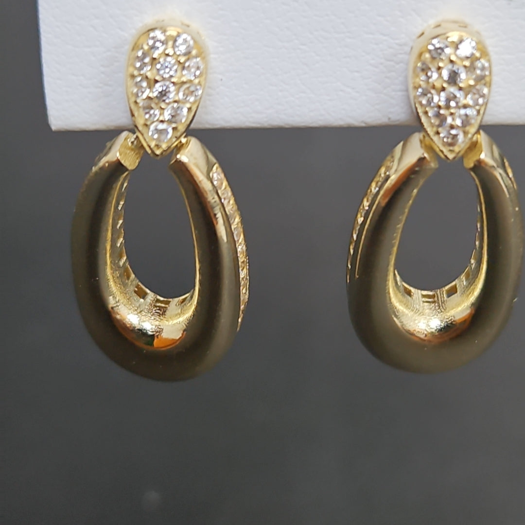 BROQUELES ORO 14K 4.3 (NUEVO)