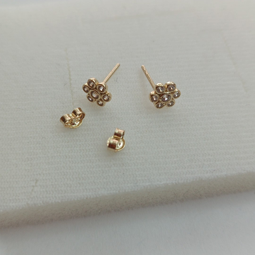 BROQUELES ORO 14K 1.2 (NUEVO)