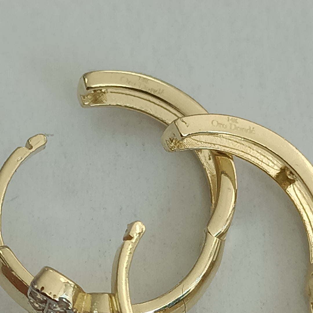 HUGGIES ORO 14K 2.3 (NUEVO)