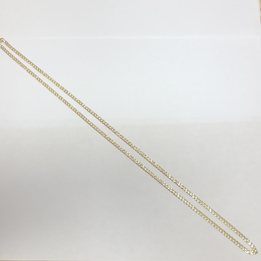 CADENAS BARBADA AMARILLA ORO 14K 7.8 (NUEVO)