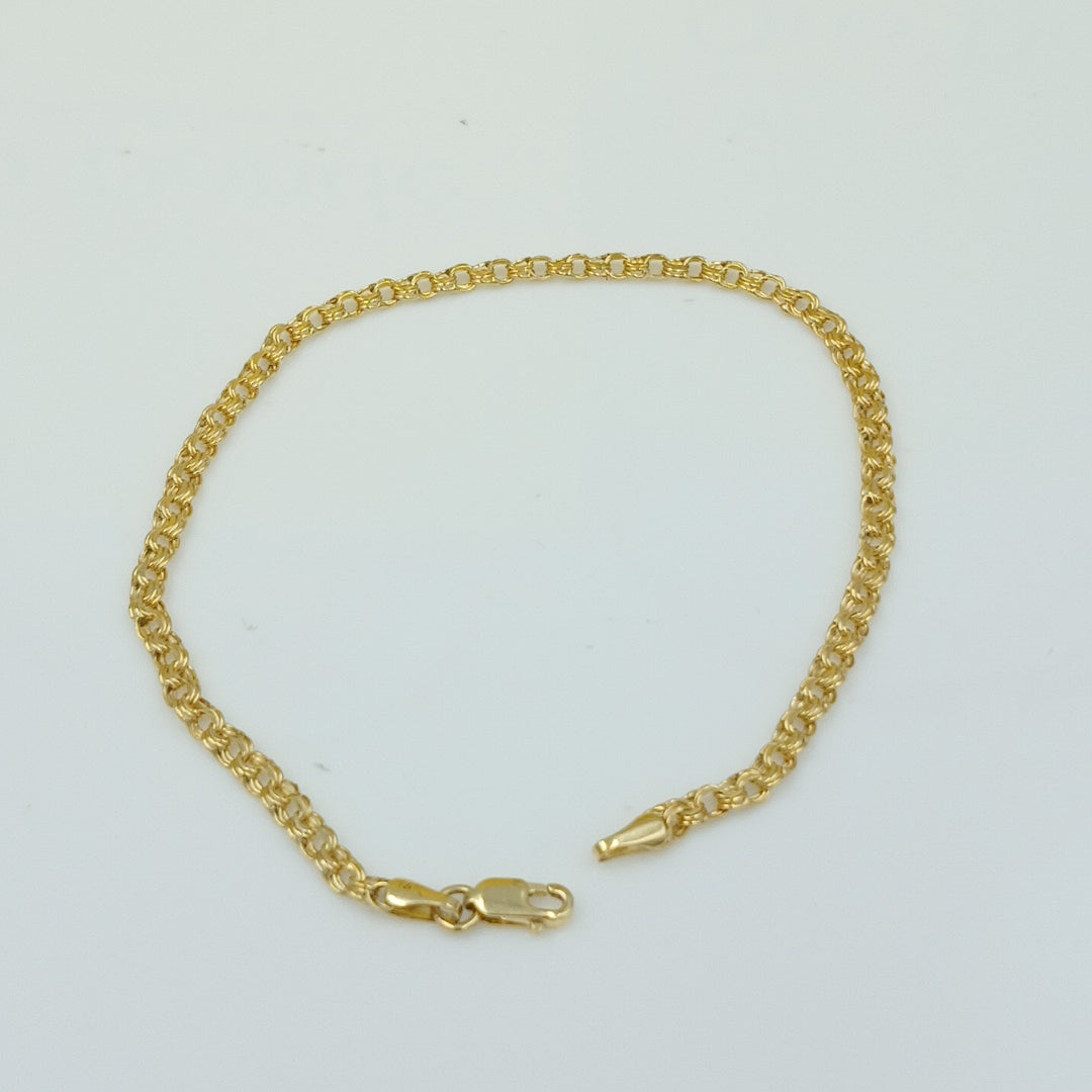 PULSERAS CABALLERO ORO 14K 1.8 (NUEVO)