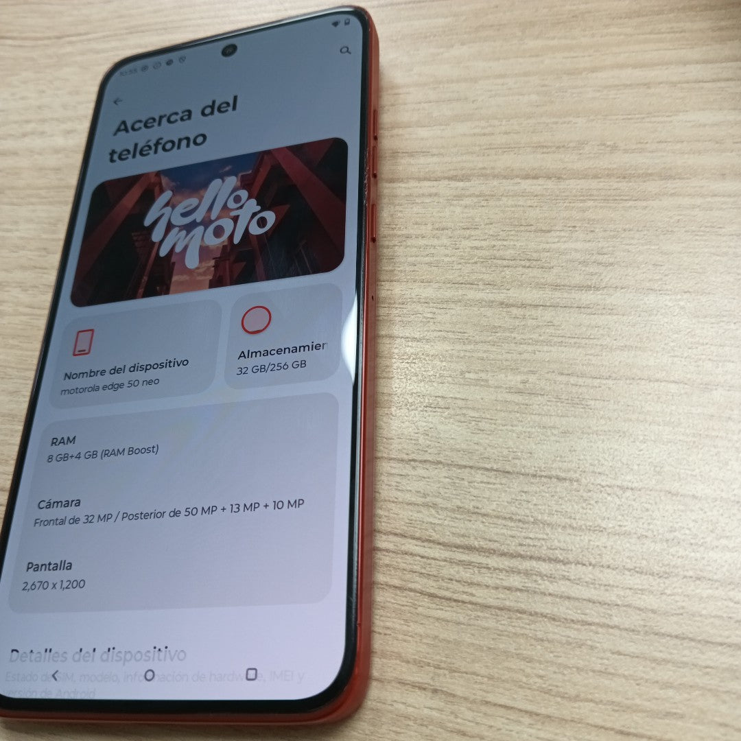 CELULAR MOTOROLA EDGE 50 NEO XT2409-2 (2024) 256 GB 8 GB RAM (SEMINUEVO)