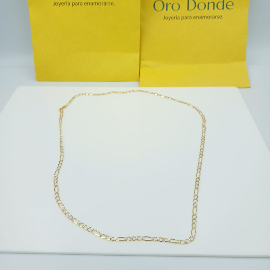CADENAS CARTIER 3 1 DIAMANTADA ORO 14K 7.9 (NUEVO)
