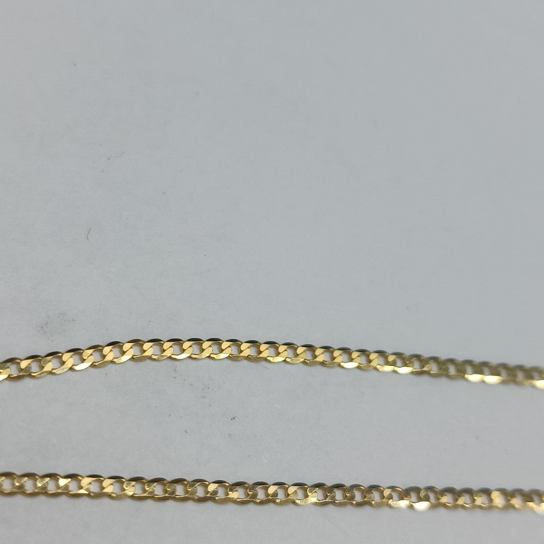 CADENAS BARBADA AMARILLA ORO 14K 1.8 (NUEVO)