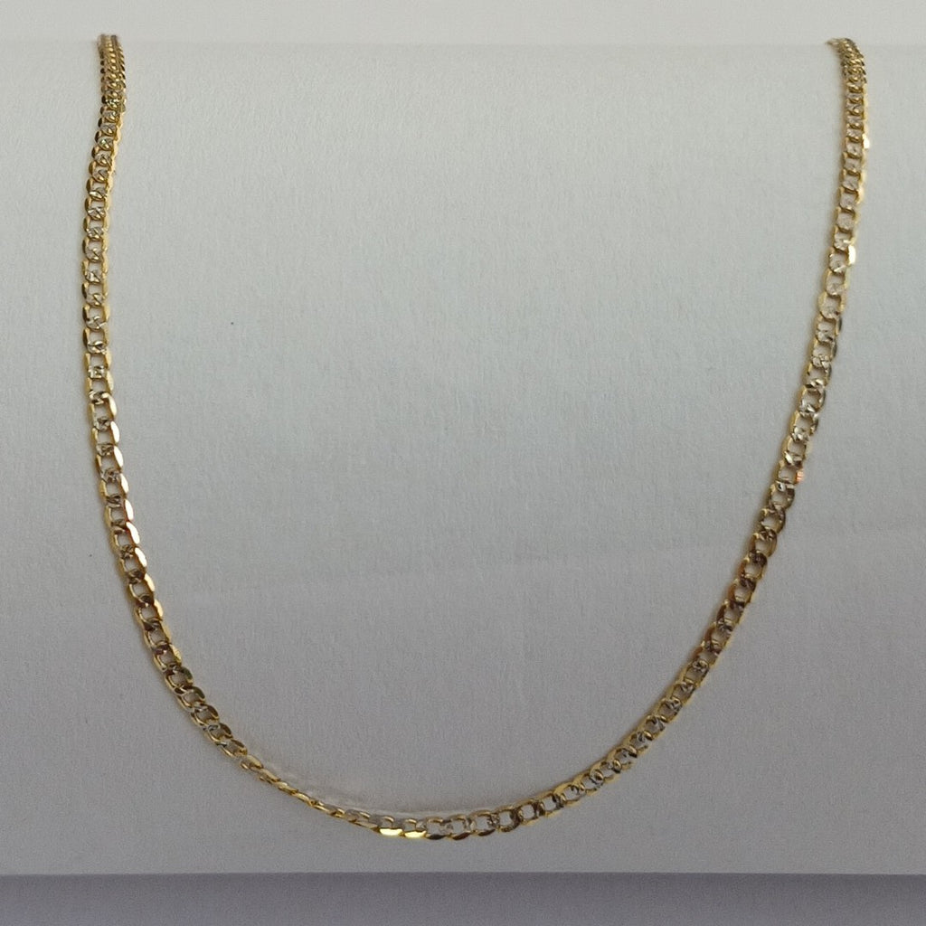 CADENAS BARBADA AMARILLA ORO 14K 2 (NUEVO)