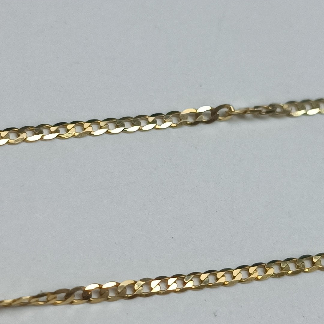 CADENAS BARBADA AMARILLA ORO 14K 1.9 (NUEVO)