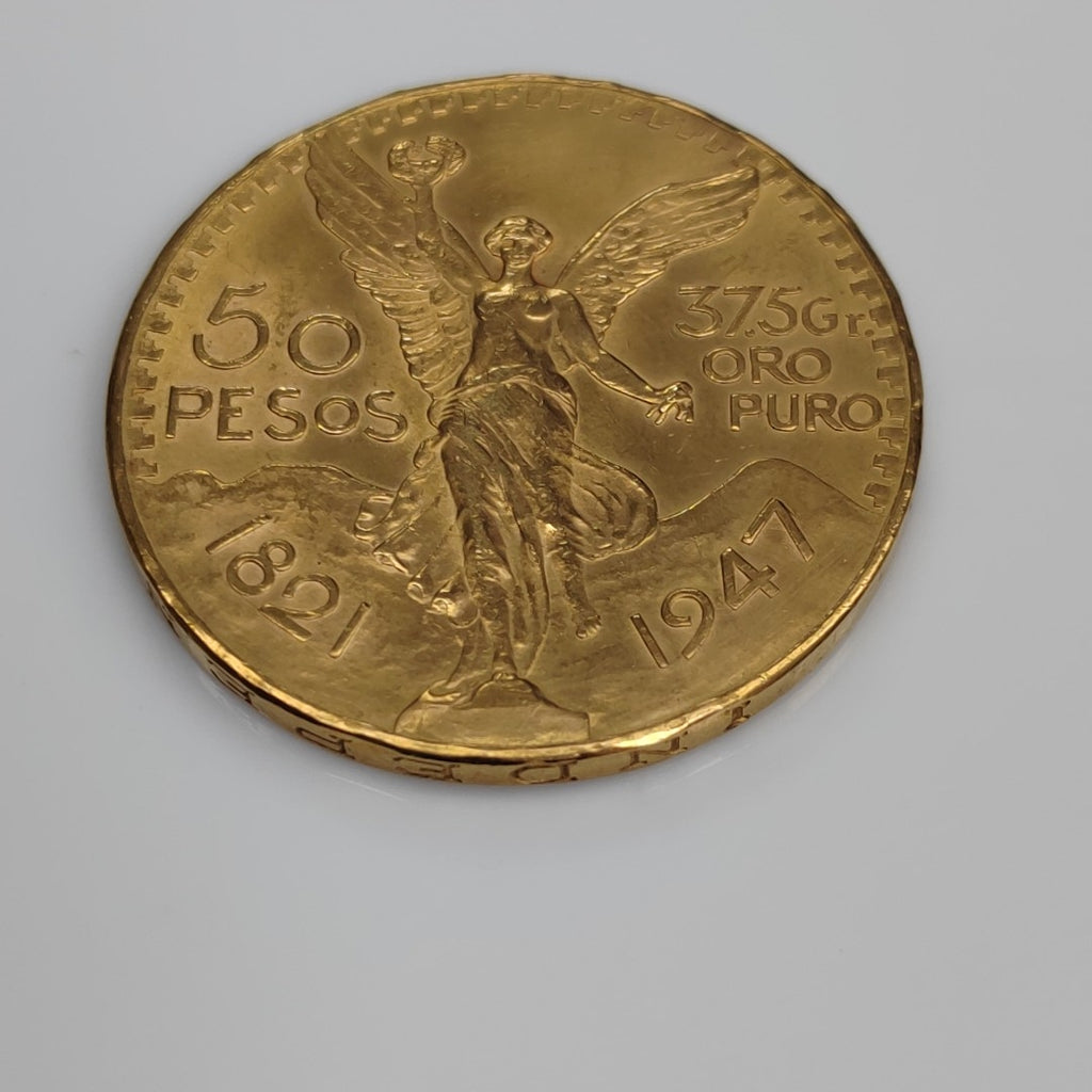 K1 41,60 GRMS 21 K IDENTIFICACIÓN MONEDA NOMINATIVA MONEDAS PESOS 50 PESOS (SEMINUEVO)