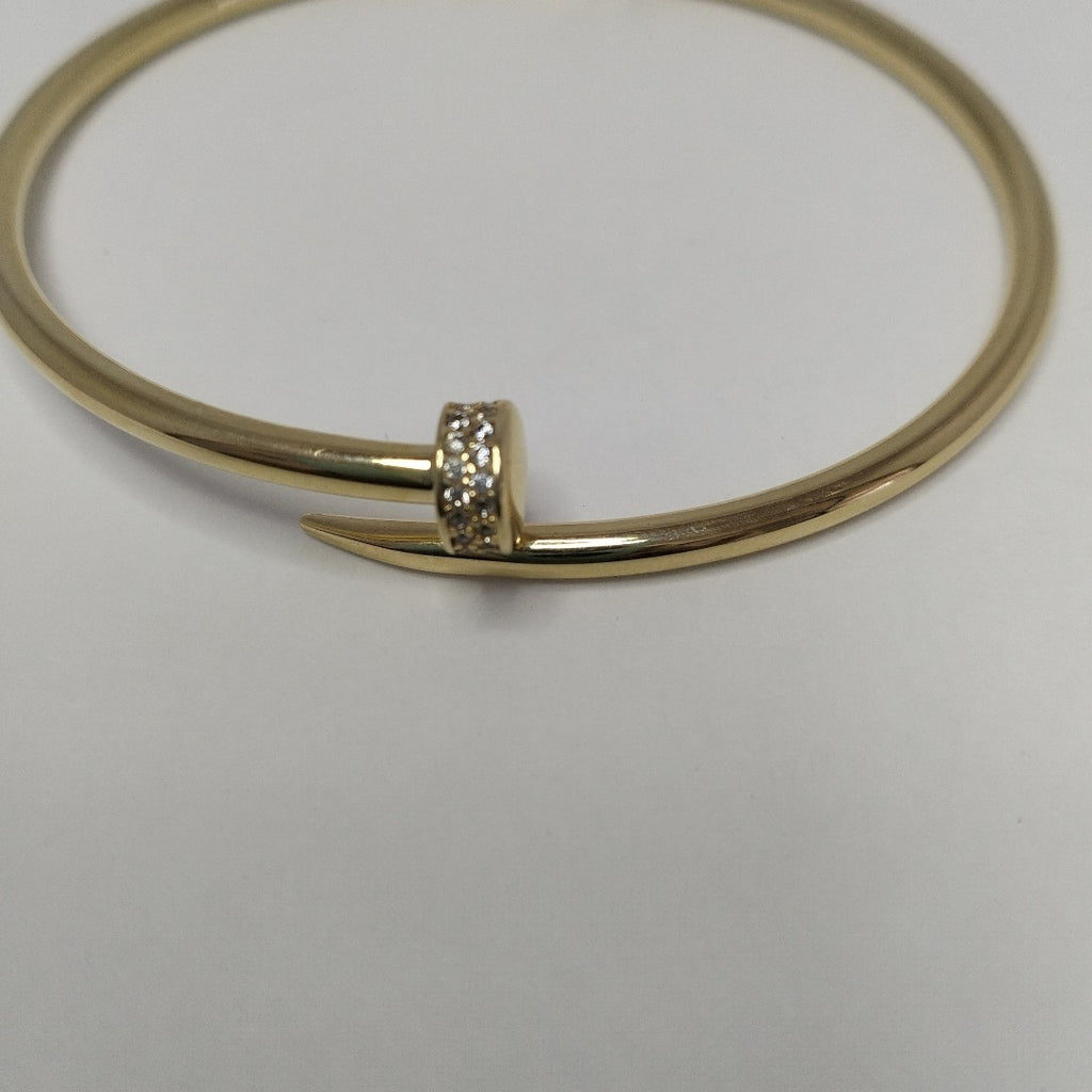 PULSERA CLAVO ORO 14K 7.7 (NUEVO)