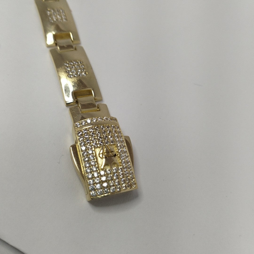 PULSERAS CABALLERO ORO 14K 17.4 (NUEVO)