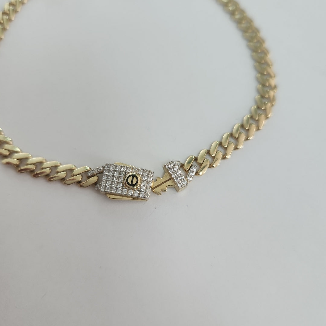 PULSERAS CABALLERO ORO 14K 8.3 (NUEVO)