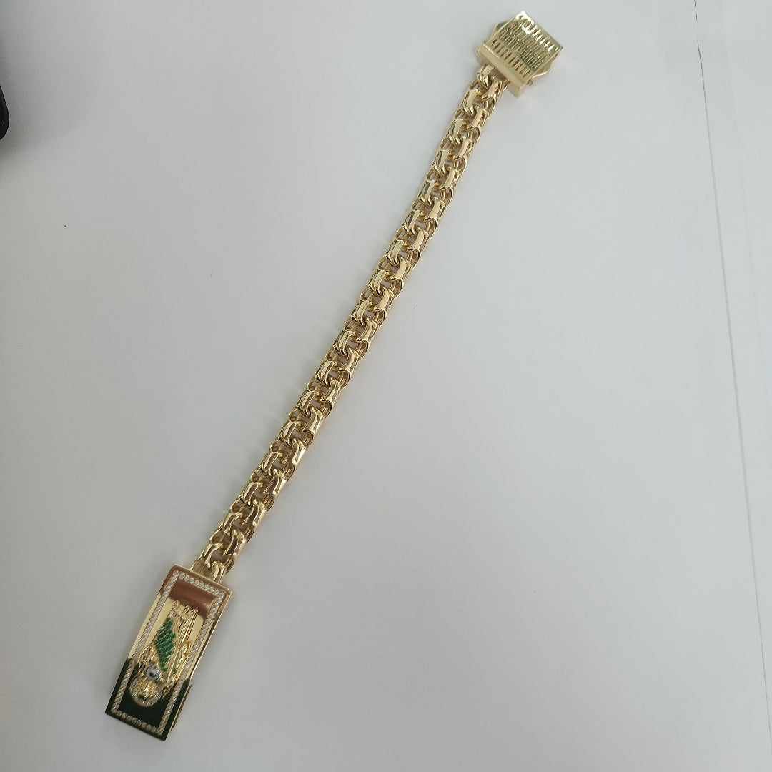 PULSERAS CABALLERO ORO 14K 36.3 (NUEVO)