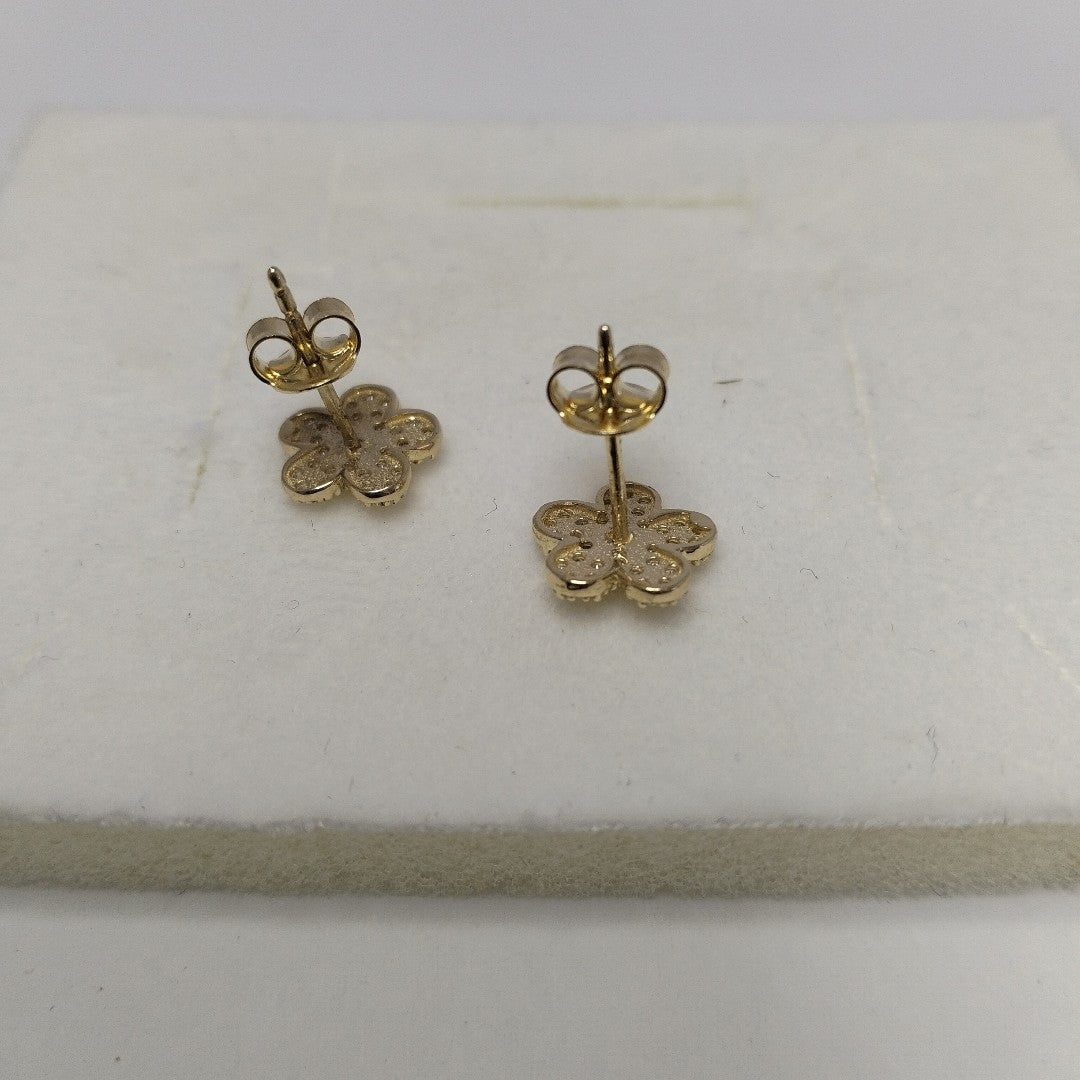 BROQUELES ORO 14K 1.8 (NUEVO)