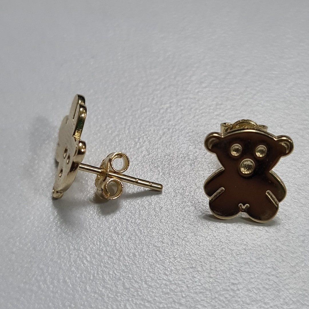 BROQUELES ORO 14K 1.5 (NUEVO)