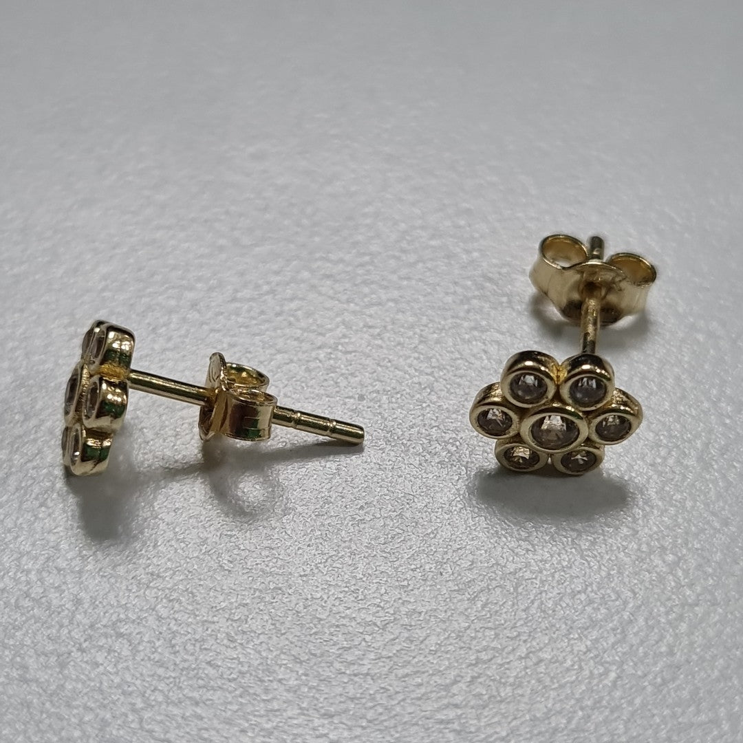 BROQUELES ORO 14K 1.2 (NUEVO)