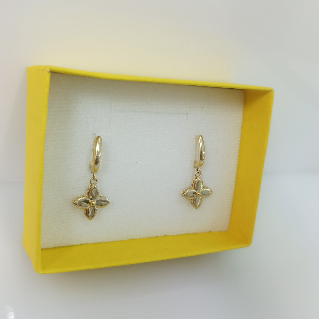 BROQUELES ORO 14K 3.2 (NUEVO)