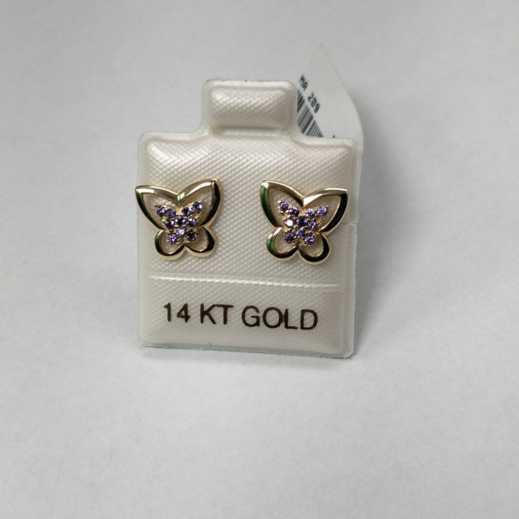BROQUELES ORO 14K 1.4 (NUEVO)