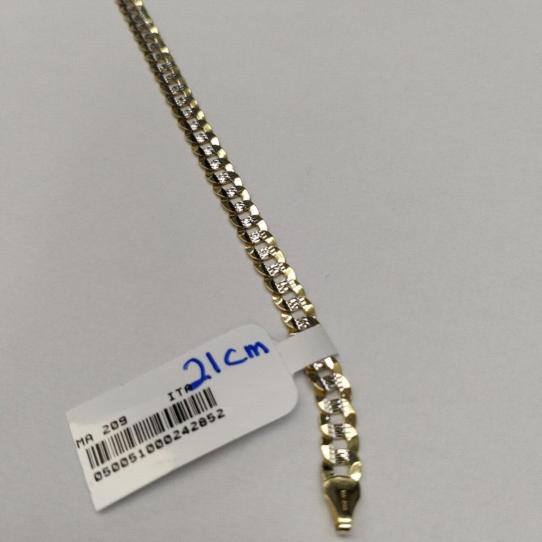 PULSERAS CABALLERO ORO 14K 6.1 (NUEVO)