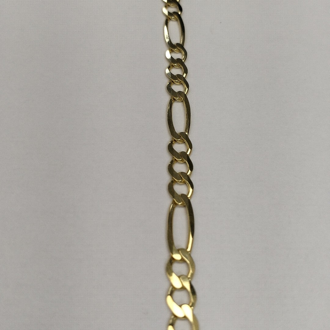 PULSERAS CABALLERO CARTIER 3 1 AMARILLA ORO 14K 6.4 (NUEVO)