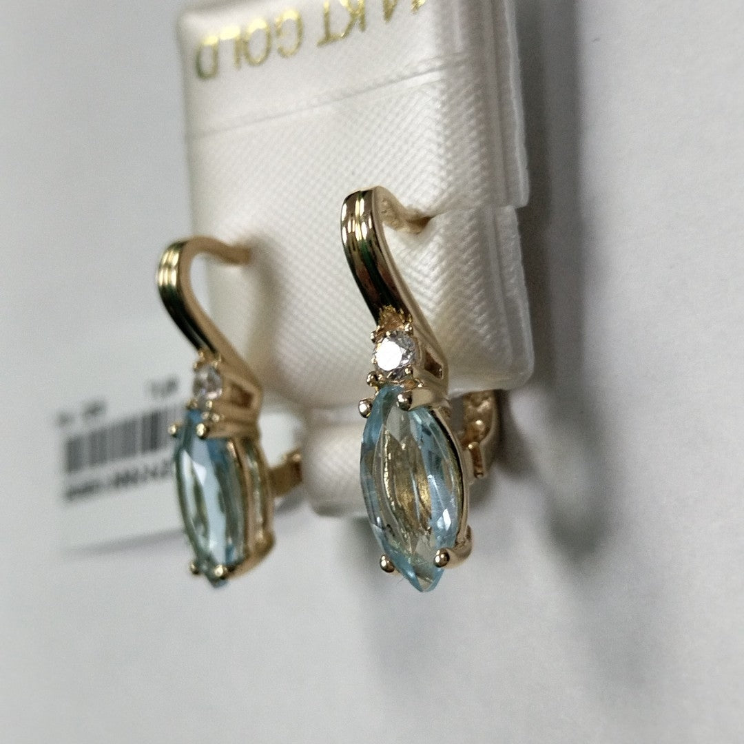 BROQUELES ORO 14K 3.6 (NUEVO)