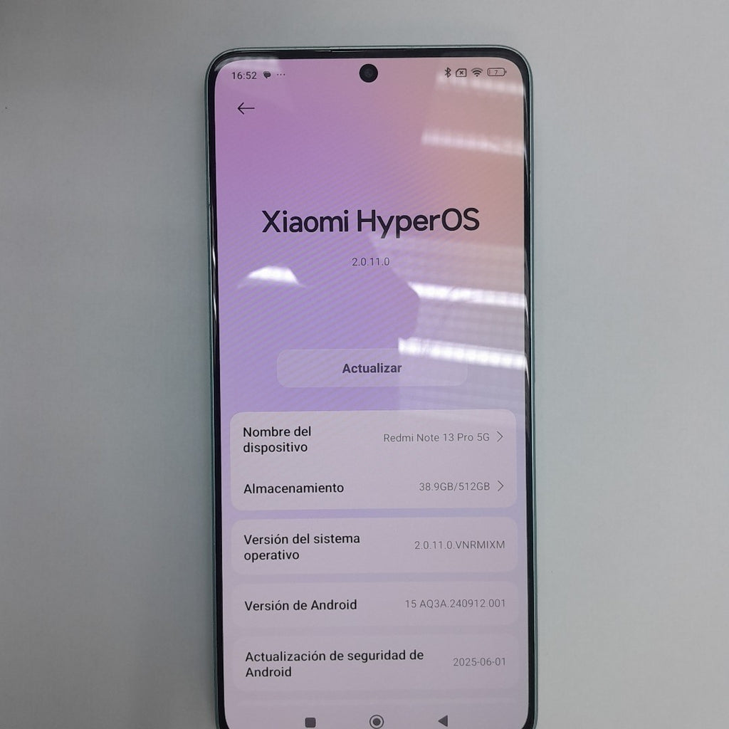 CELULAR XIAOMI REDMI NOTE 13 PRO 2312DRA50G (2023) 512 GB 12 GB RAM (SEMINUEVO)
