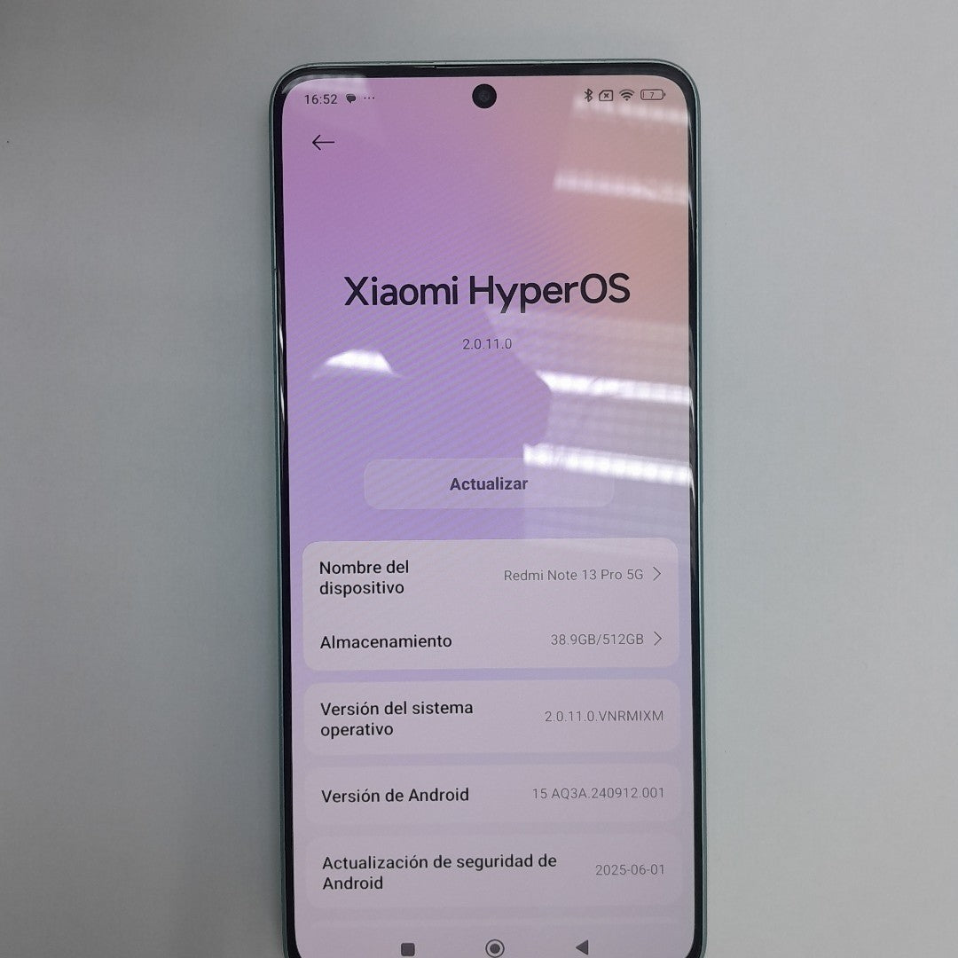 CELULAR XIAOMI REDMI NOTE 13 PRO 2312DRA50G (2023) 512 GB 12 GB RAM (SEMINUEVO)