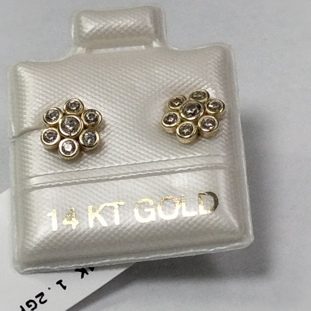 BROQUELES ORO 14K 1.2 (NUEVO)