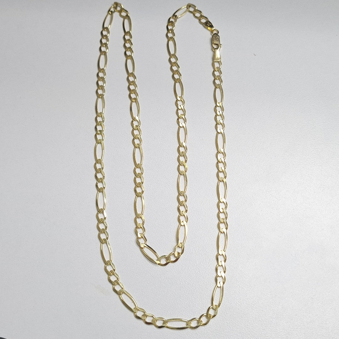 CADENAS CARTIER 3 1 AMARILLA ORO 14K 12.2 (NUEVO)