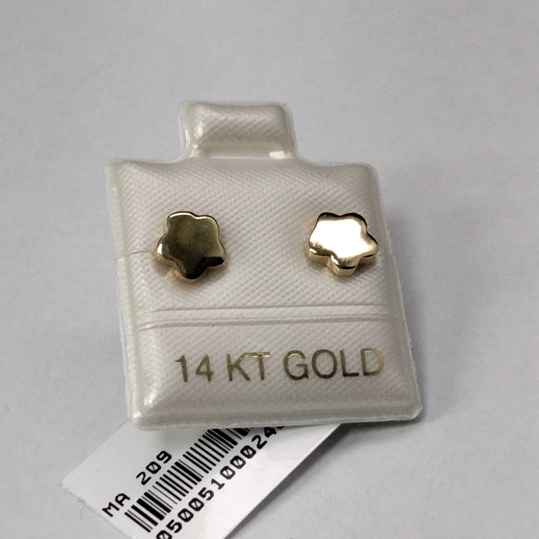 BROQUELES ORO 14K 1 (NUEVO)