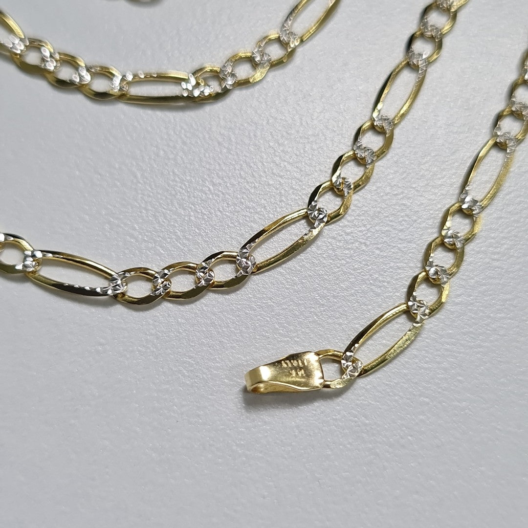 CADENAS CARTIER 3 1 DIAMANTADA ORO 14K 7.9 (NUEVO)