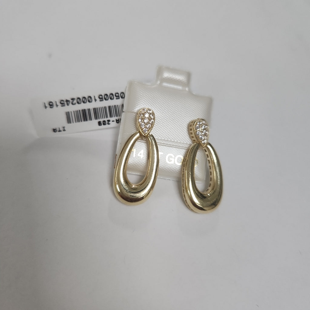 BROQUELES ORO 14K 4.3 (NUEVO)