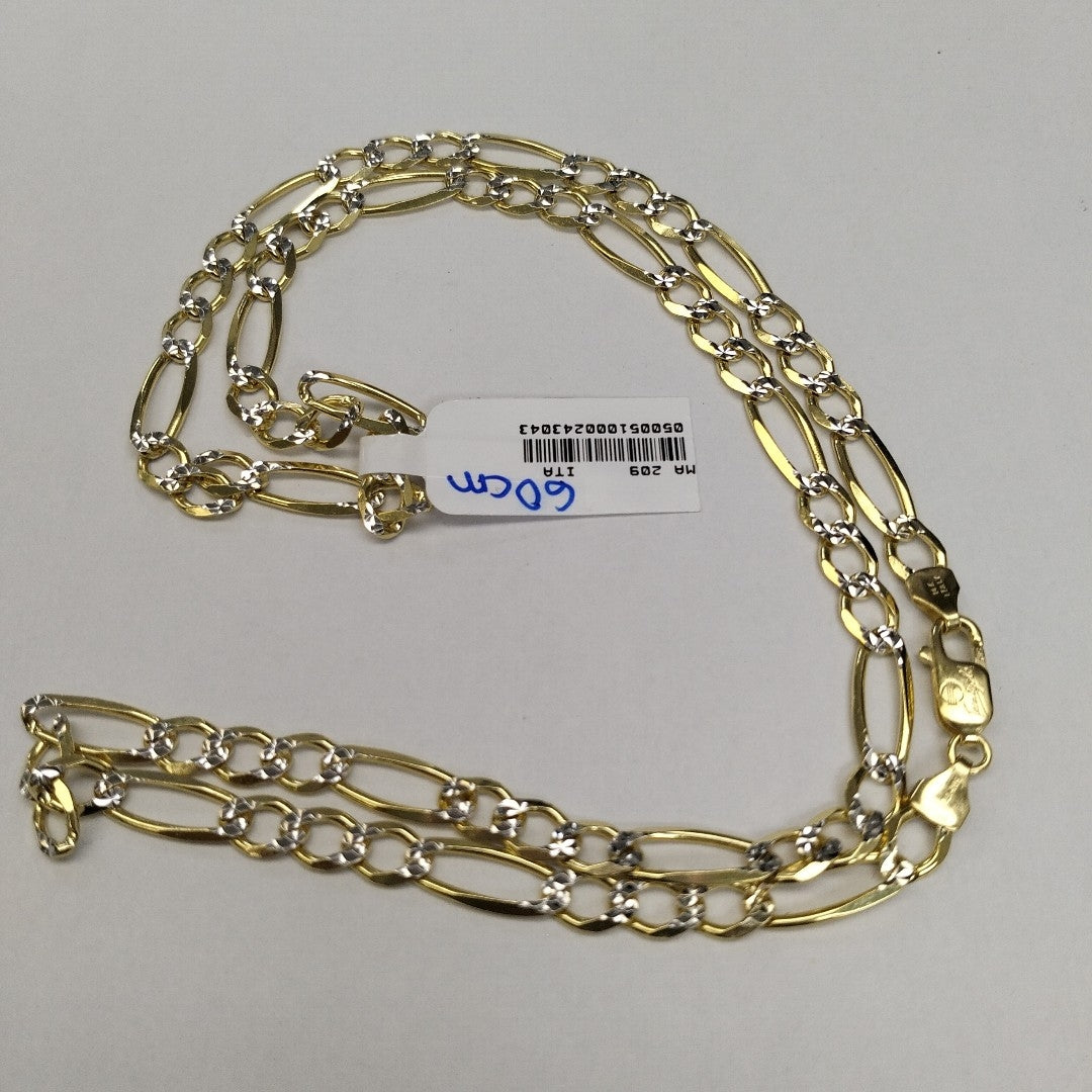 CADENAS CARTIER 3 1 DIAMANTADA ORO 14K 23.4 (NUEVO)