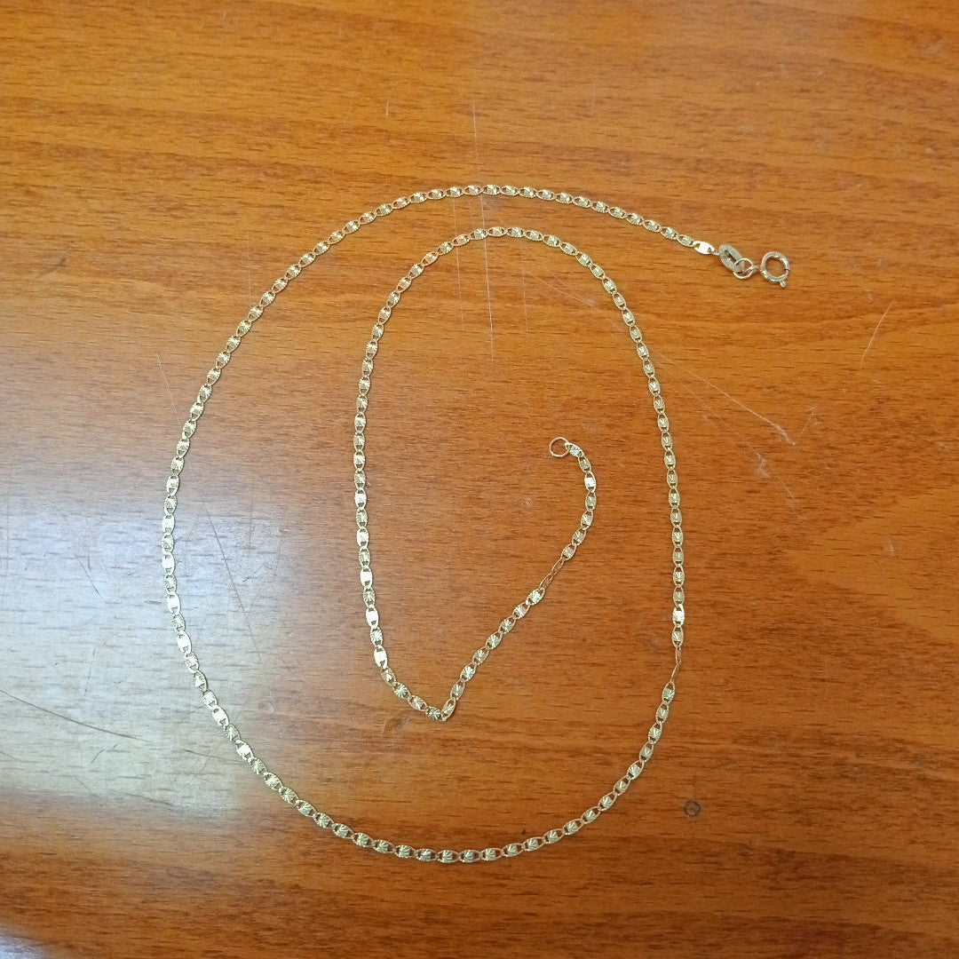 CADENA. ORO. 10 K 1.7 GRMS (SEMINUEVO)