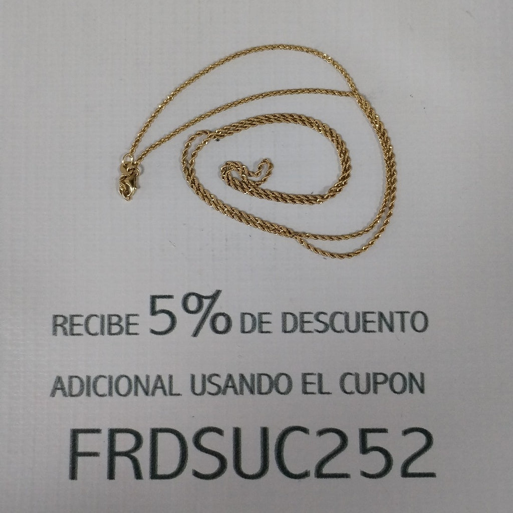 CADENA. ORO. 14 K 4.2 GRMS (SEMINUEVO)