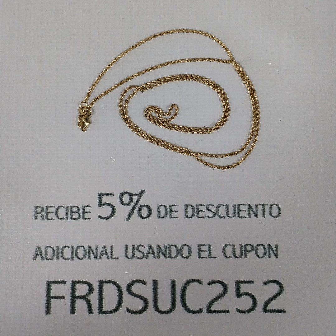 CADENA. ORO. 14 K 4.2 GRMS (SEMINUEVO)