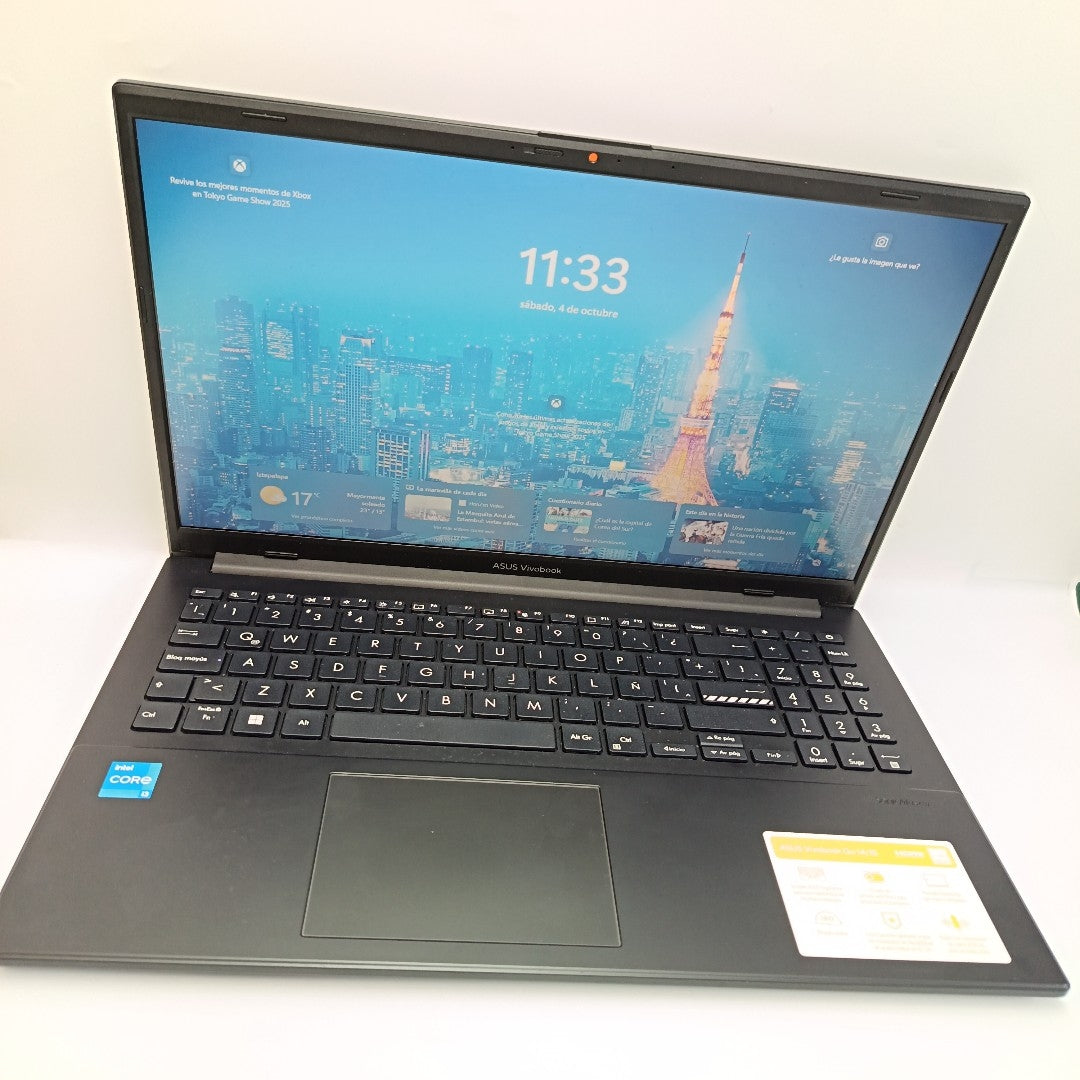 LAPTOP ASUS VIVOBOOK GO 15 E1504GA-NJ179W (2023) 256 GB SSD 8 GB RAM (SEMINUEVO)