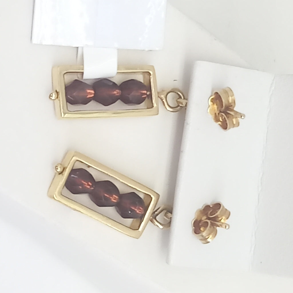 ARETES PAR ORO 14 K 4,60 GRMS (SEMINUEVO)