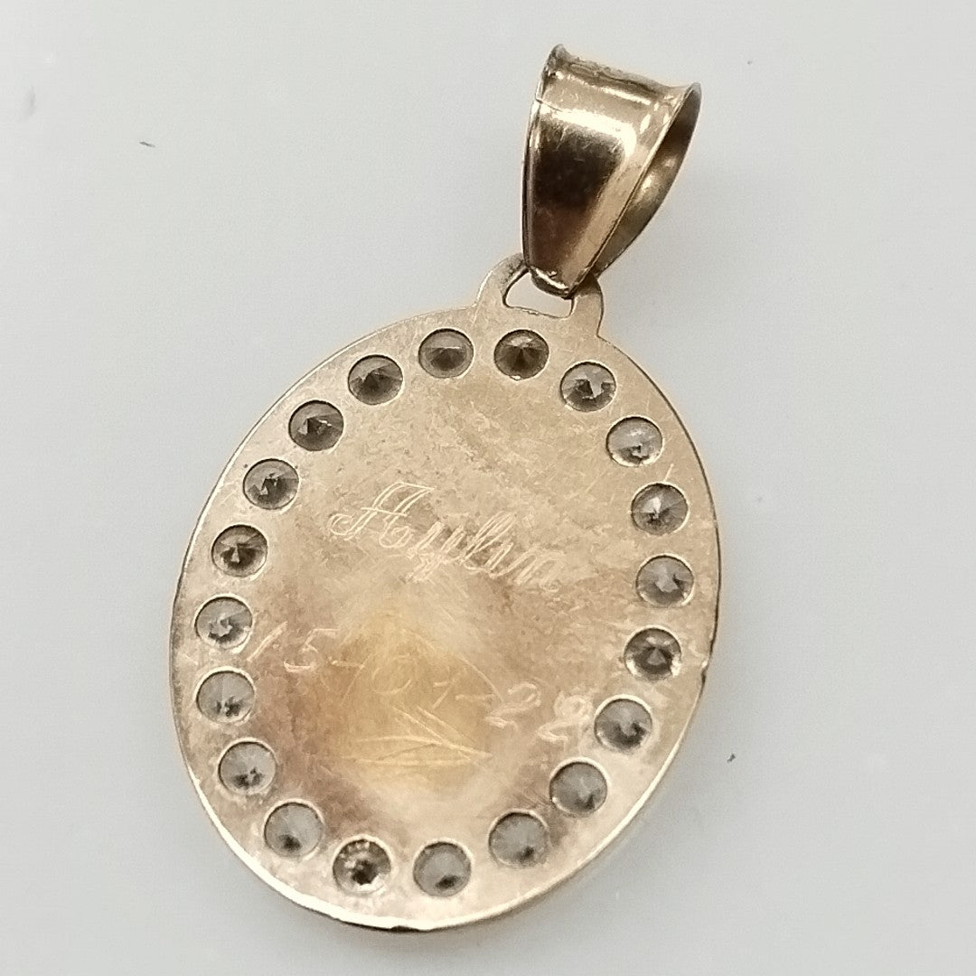 MEDALLA PERSONAL. ORO. 10 K 1 GRMS (SEMINUEVO)