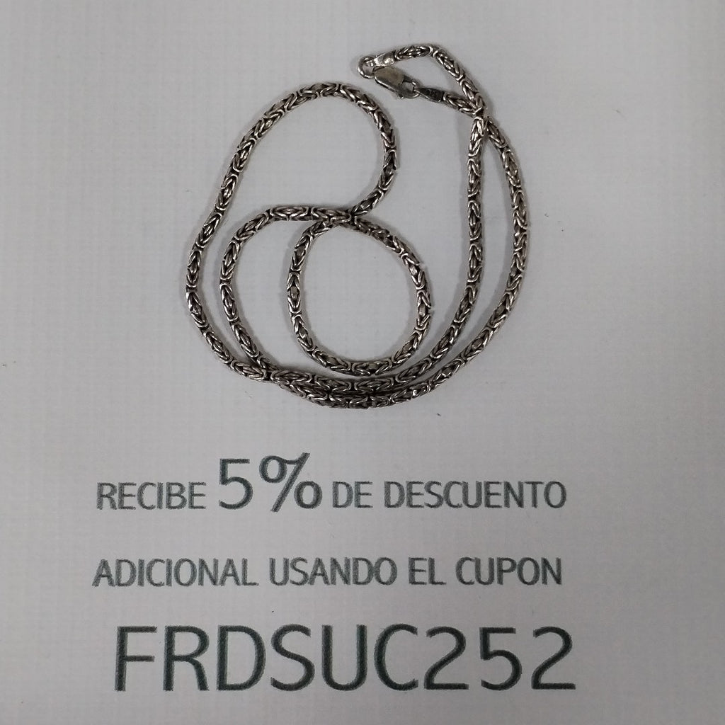 CADENA PLATA 22,30 GRMS (SEMINUEVO)