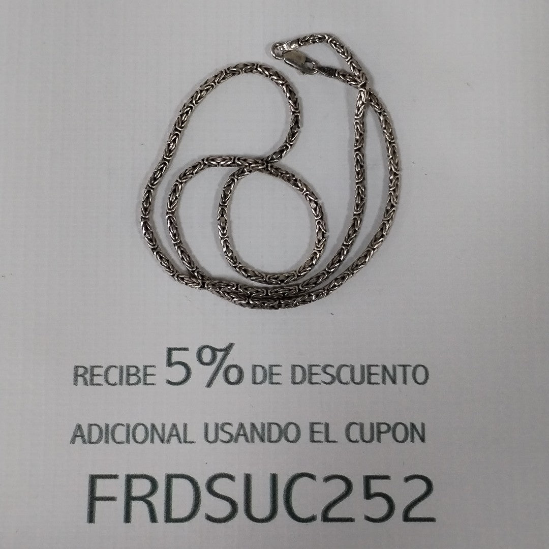 CADENA PLATA 22,30 GRMS (SEMINUEVO)