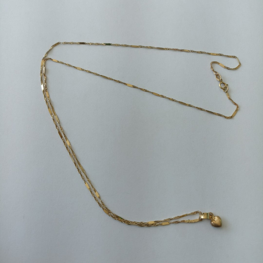 CADENA. ORO. 10 K 1.6 GRMS (SEMINUEVO)