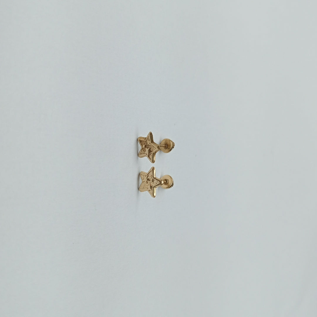 BROQUELES PAR. ORO. 14 K 0.3 GRMS (SEMINUEVO)