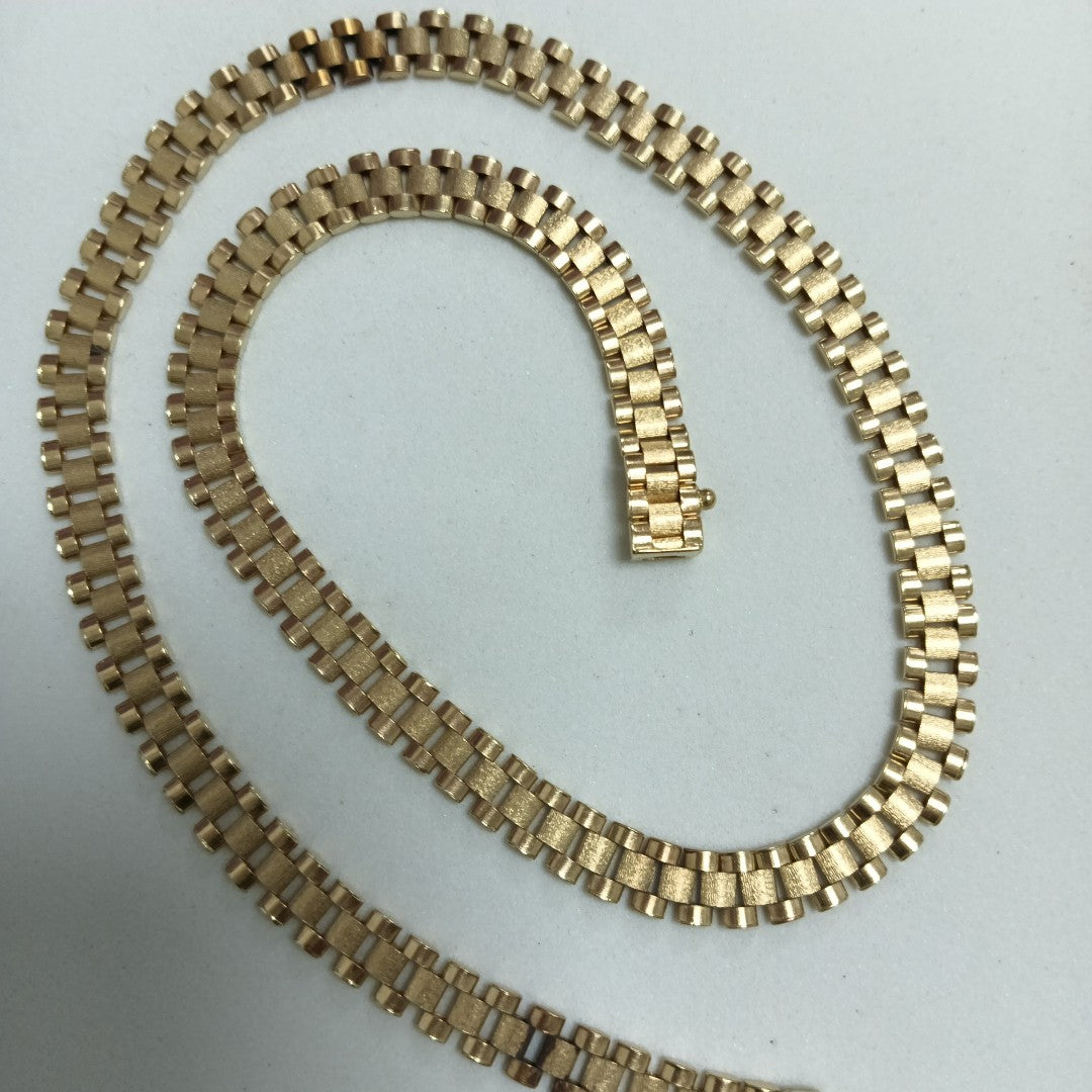 GARGANTILLA. ORO. 14 K 20.4 GRMS (SEMINUEVO)