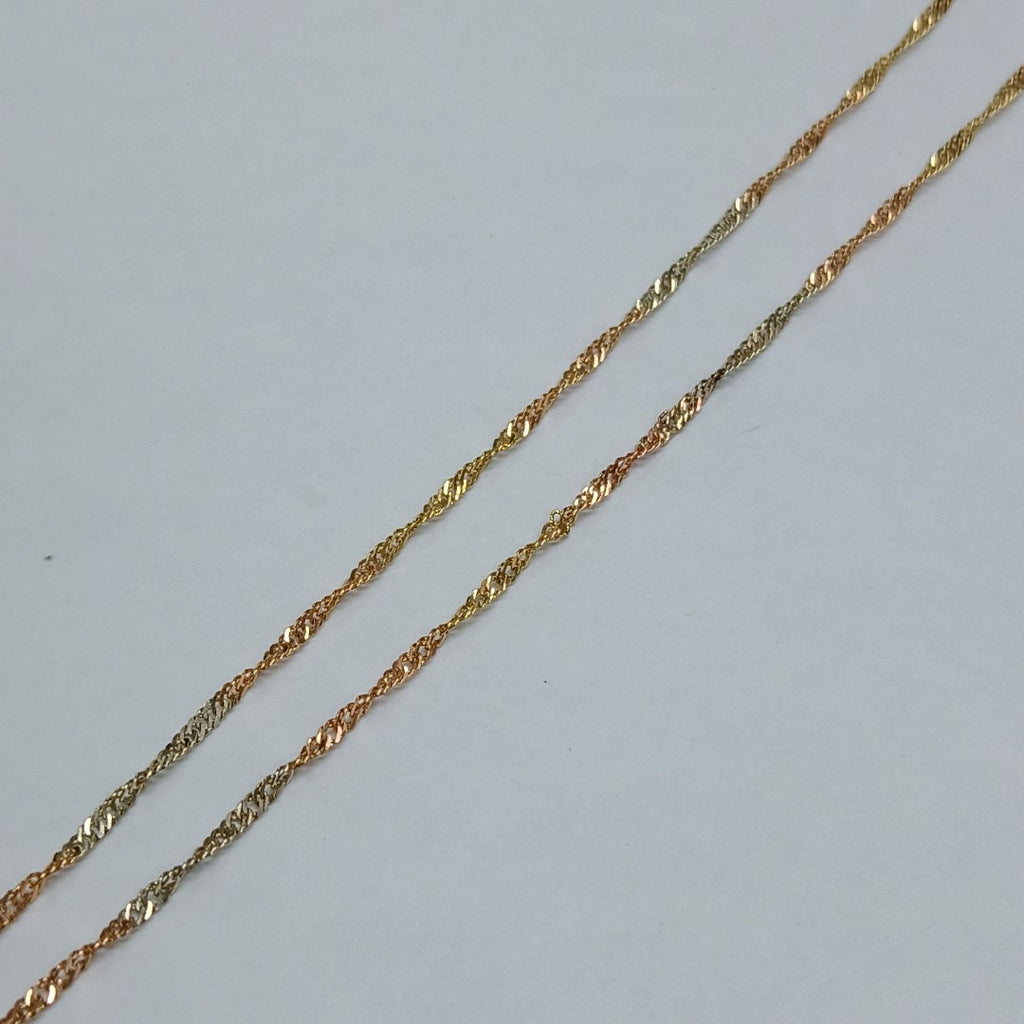 CADENA ORO,ORO COMBINADO 10 K 2,70 GRMS (SEMINUEVO)