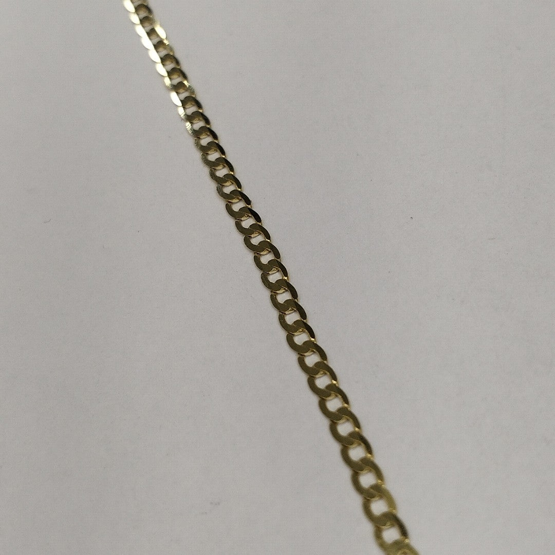 CADENAS BARBADA AMARILLA ORO 14K 3.7 (NUEVO)
