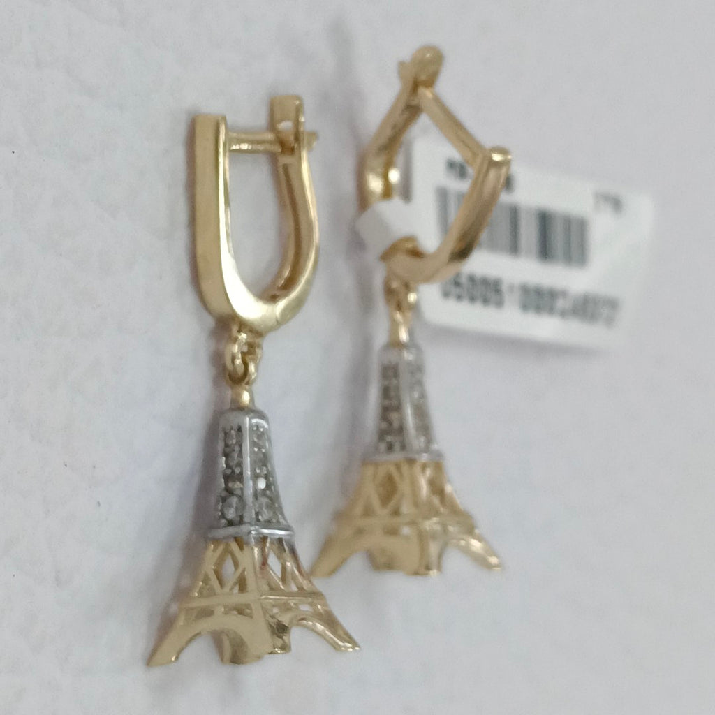 BROQUELES ORO 14K 3.3 (NUEVO)